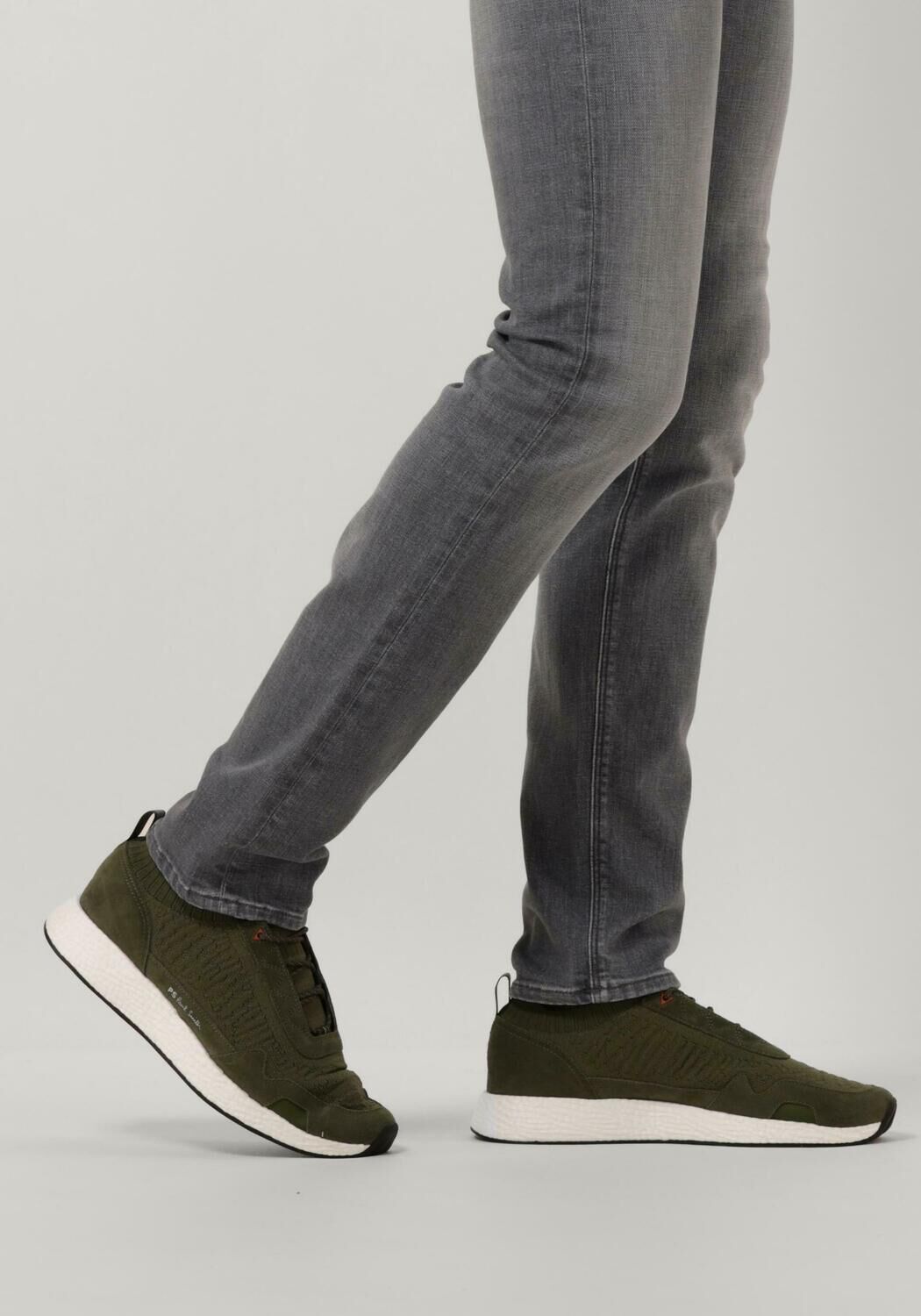 PS PAUL SMITH Baskets basses MENS SHOE ROCK en vert - large