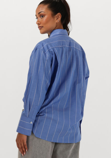 Blauwe WITHBLACK  WBLNOA LS STRIPED SHIRT - large