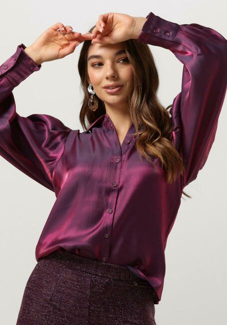 AAIKO DIANNE SHINE VIS 505 BLOUSES Blouses Bordeaux - large