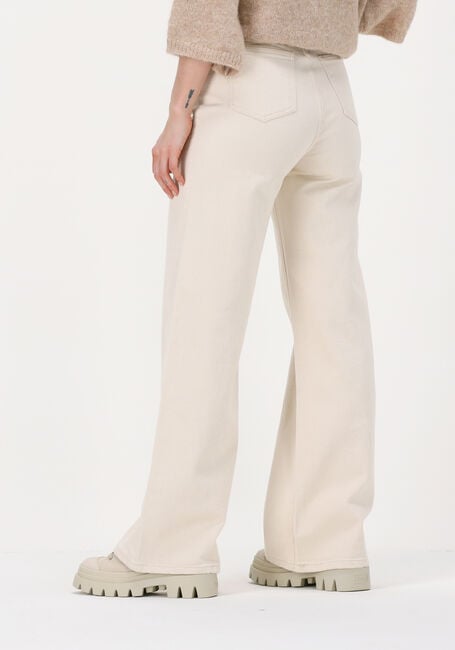 BY-BAR Wide jeans LINA OFF WHITE TWILL PANT Crème - large