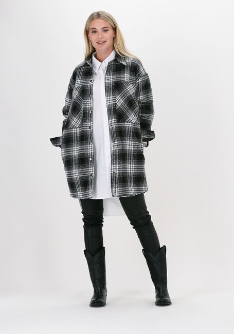 CO'COUTURE Manteau EDNA CHECK SHIRT en noir - large