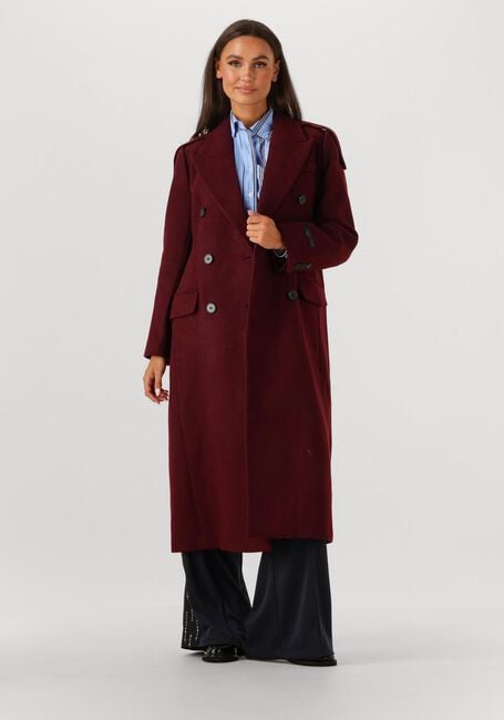 Bordeaux HAUTE L'AMITIÉ Mantel LIDA TAILOR WOOL COAT Bordeaux HAUTE L'AMITIÉ Mantel LIDA TAILOR WOOL COAT - large
