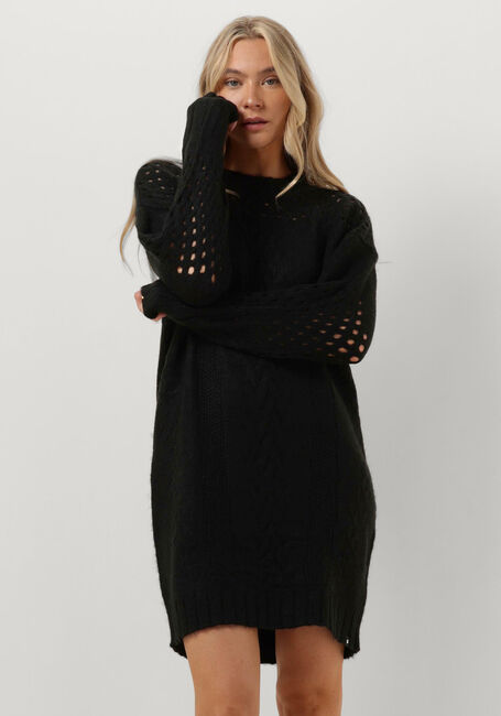 SIMPLE Col roulé KNIT-AC-PL-23-1 en noir - large