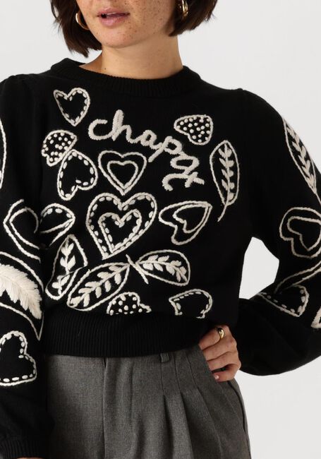 FABIENNE CHAPOT Pull VESPER PULLOVER en noir - large