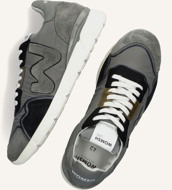 Grijze WOMSH Sneakers RUNNY HEREN Grijze WOMSH Sneakers RUNNY HEREN - large