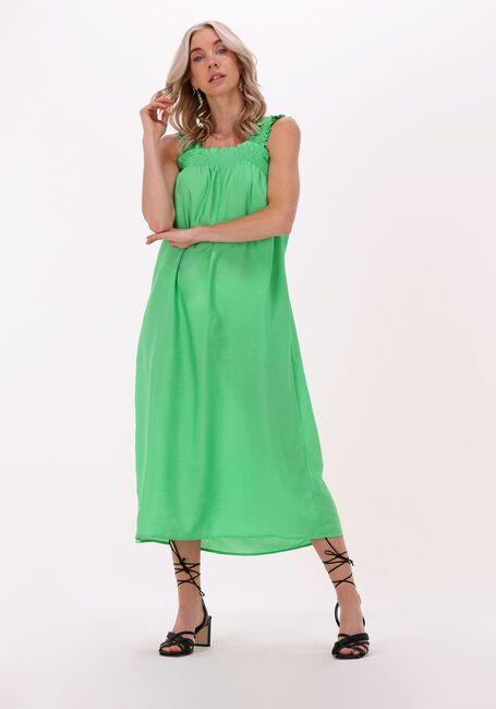 Groene CO'COUTURE Midi jurk CALLUM SMOCK STRAP DRESS - large