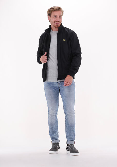 Zwarte LYLE & SCOTT Jack FLEECE LINED FUNNEL NECK JACKET - large