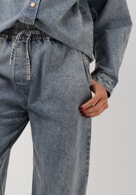 Lichtblauwe LOLLYS LAUNDRY Straight leg jeans MONALL SLIM FIT PANTS - large