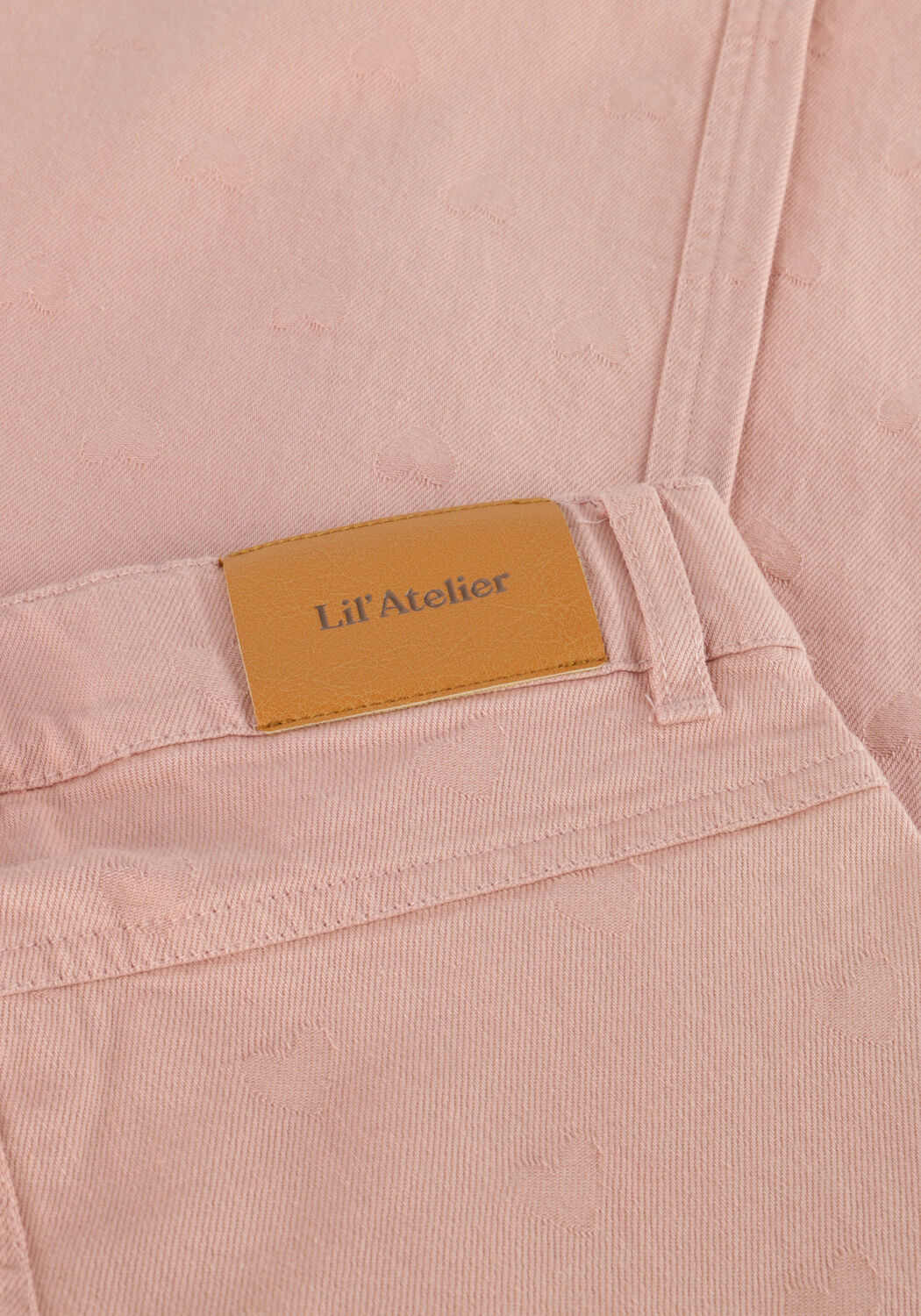 LIL' ATELIER Pantalon large NMFLAMINA WIDE TWI PANT 4018-CK LIL Rose clair - large