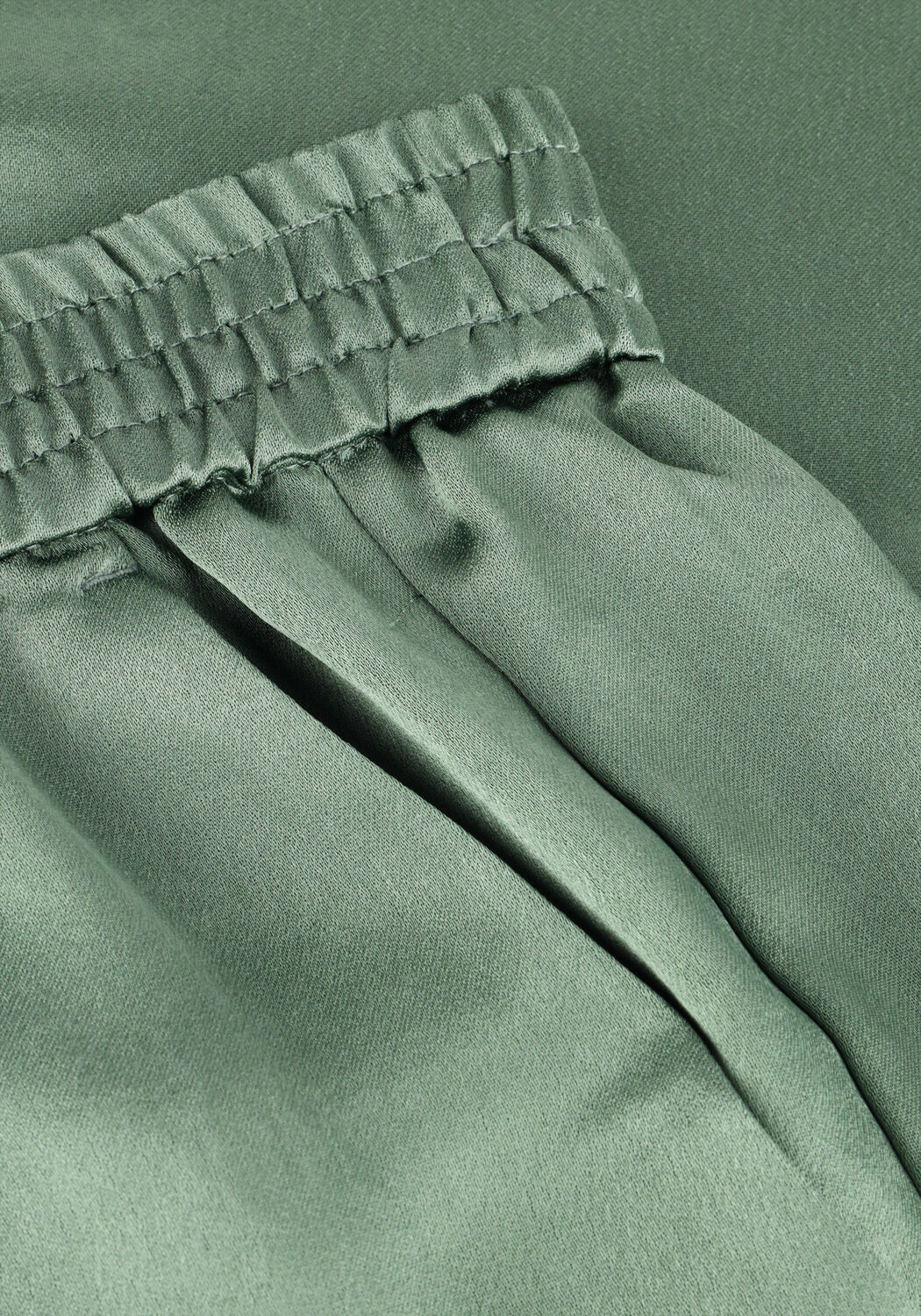 SUMMUM Pantalon TROUSERS HEAVY SILKY TOUCH en vert - large
