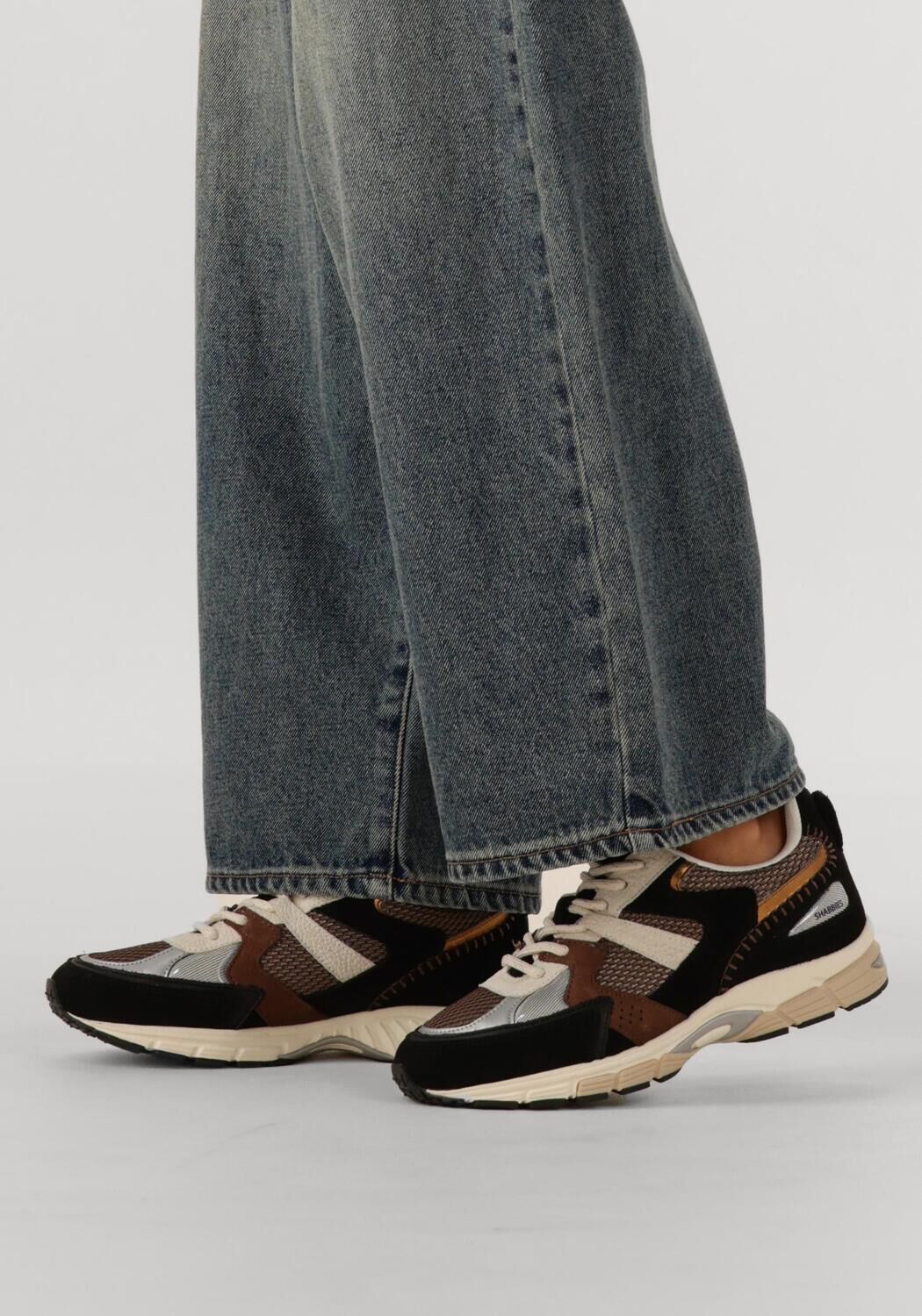 SHABBIES Baskets basses ABBEY RUN en noir - large