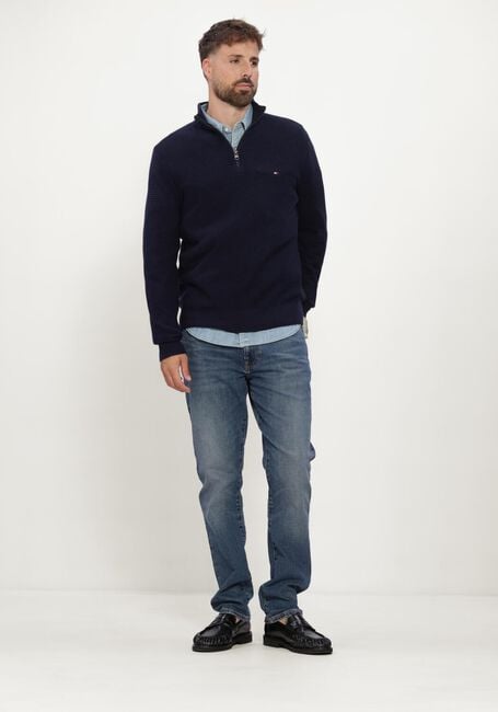 Blauwe TOMMY HILFIGER Straight leg jeans DENTON SLIM STRAIGHT JONES BLUE - large