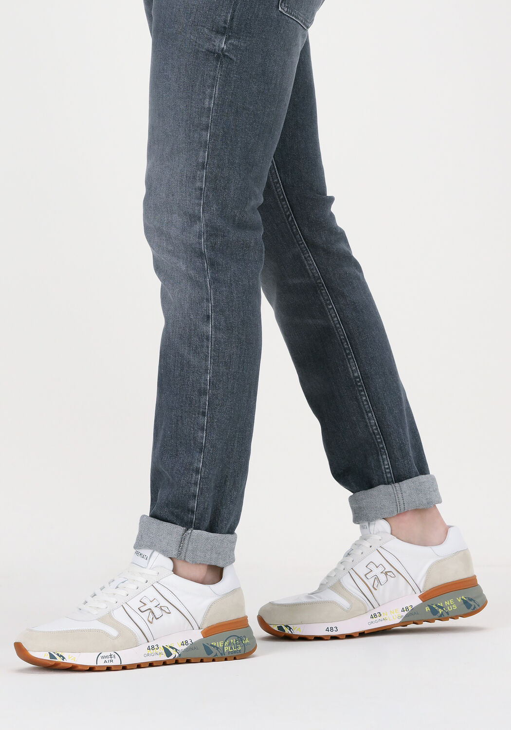 Beige PREMIATA Sneakers LANDER - large