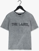 ALIX THE LABEL T-shirt LADIES KNITTED T-SHIRT WITH AL en gris