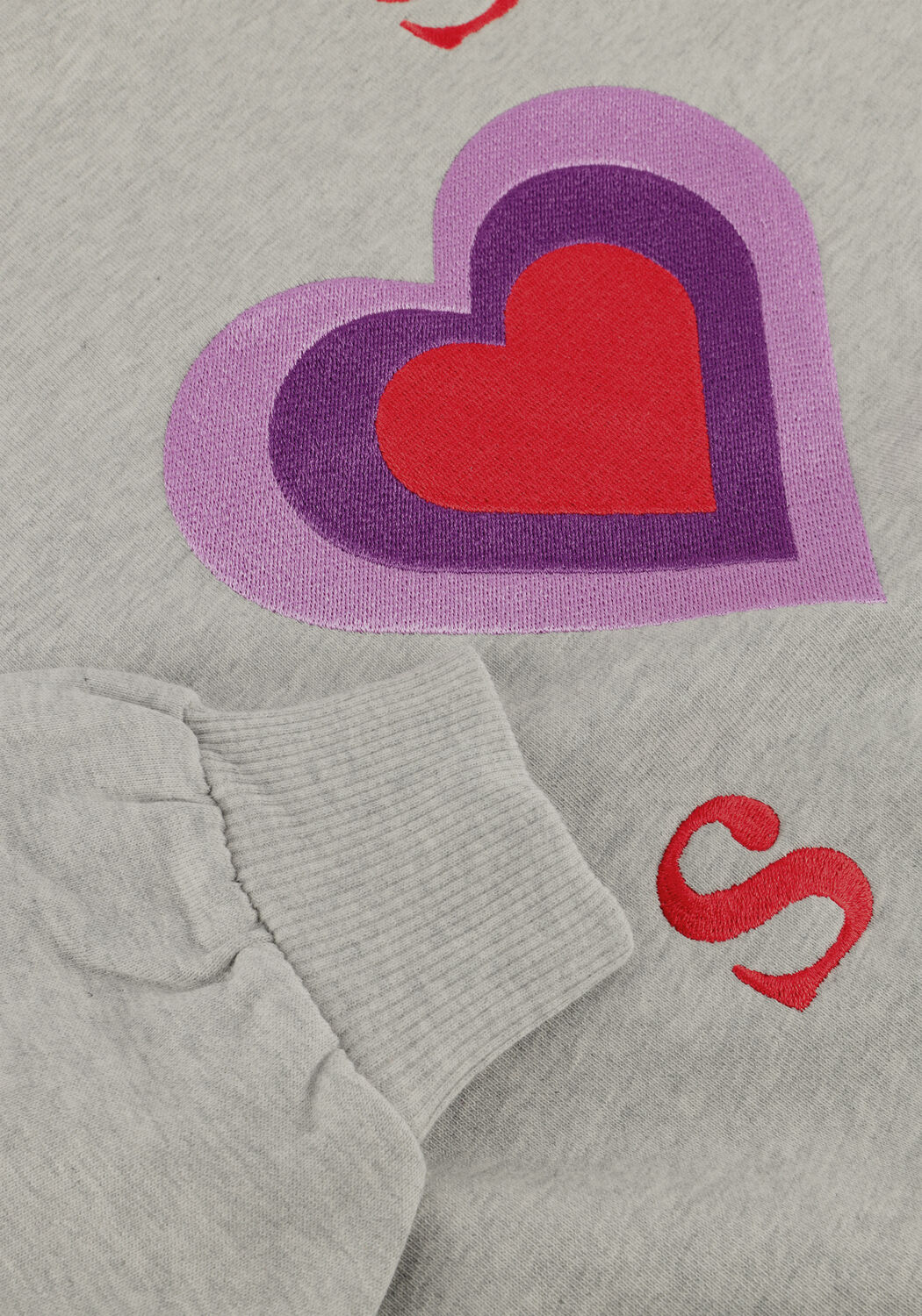Lichtgrijze Salty Stitch Sweater SALTY SWEATER HEART - large