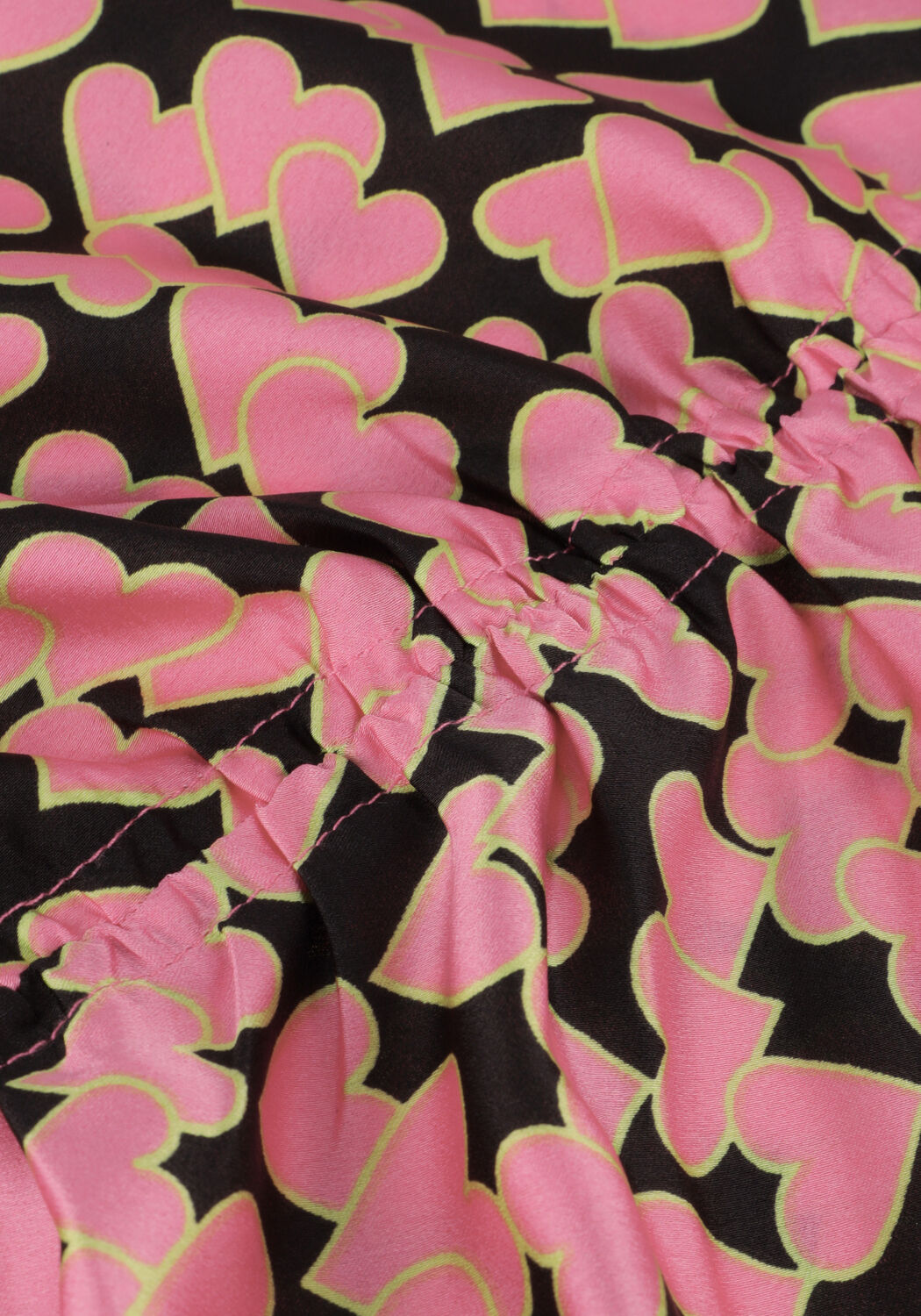 CO'COUTURE FLASHY HEART DRAPE BLOUSE Blouses en rose - large