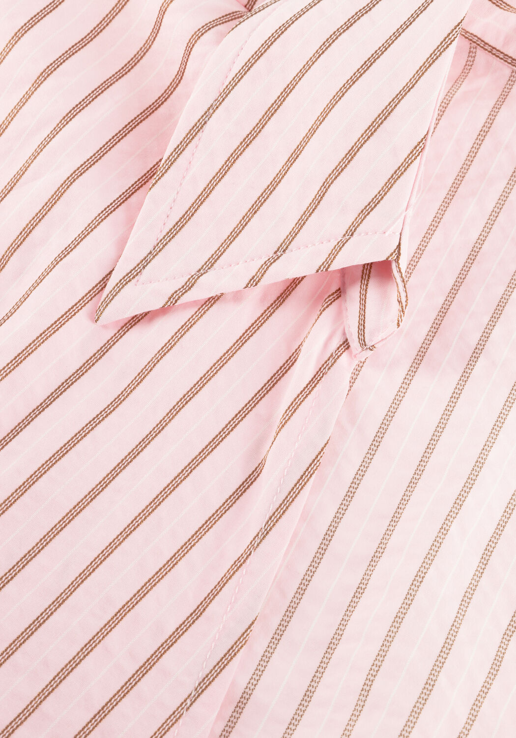 Roze NEO NOIR  TIFUNA STRIPE WRAP SHIR - large