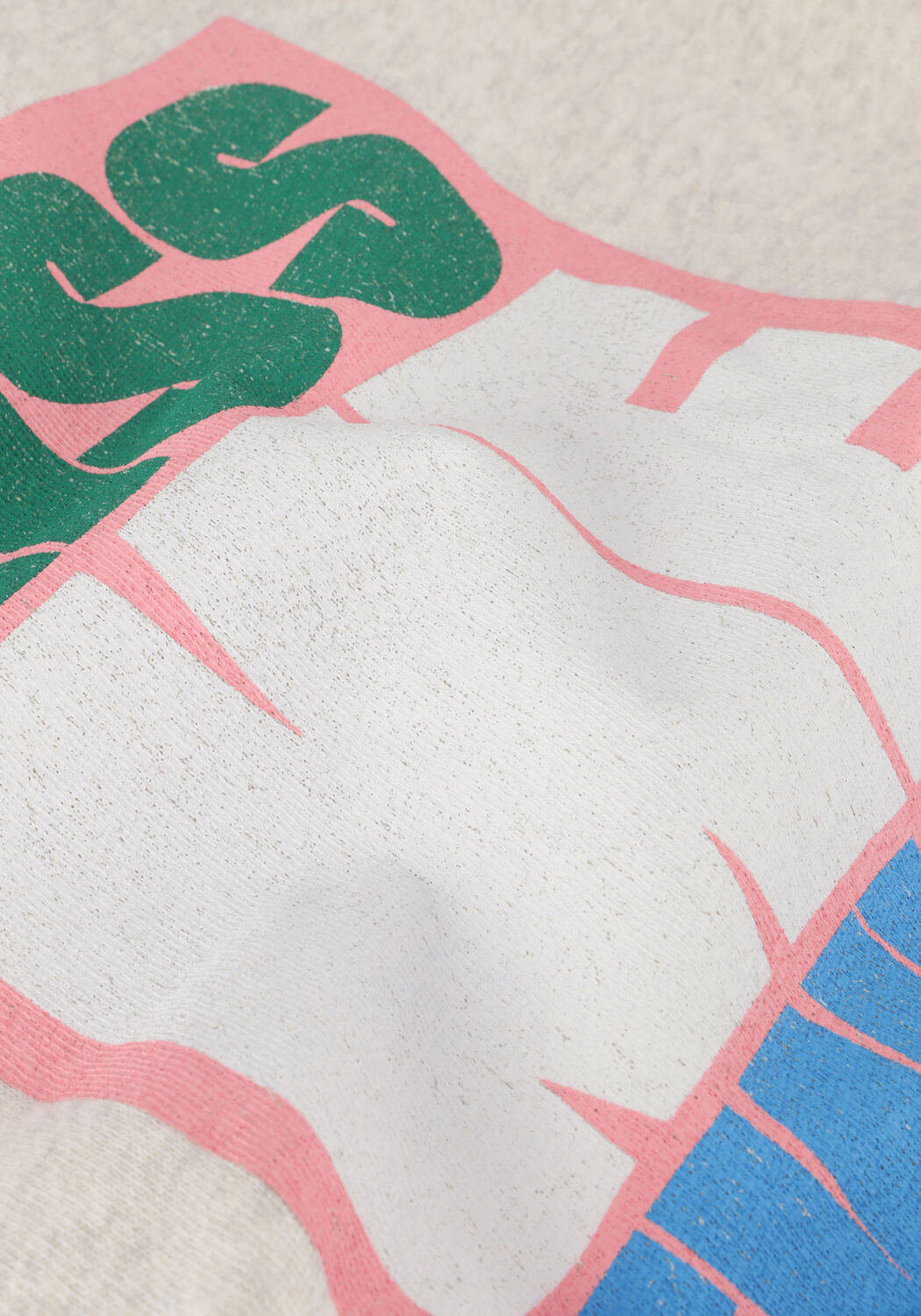 Grijze BY-BAR Trui BIBI BIG KISS SWEATER - large