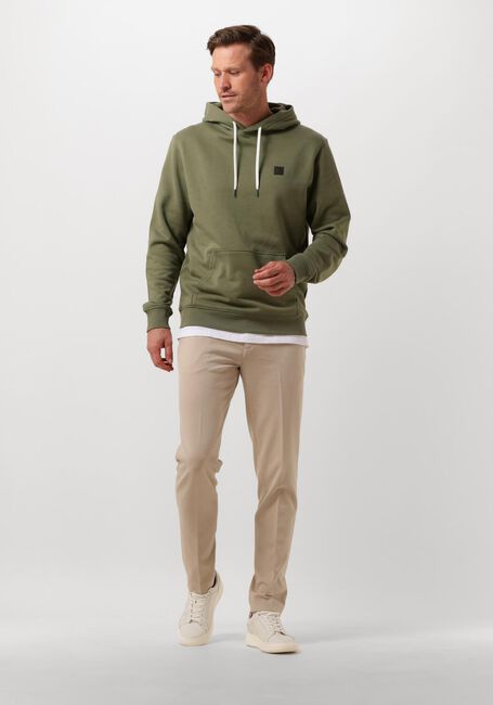 SCOTCH & SODA Chandail ESSENTIAL LOGO BADGE HOODIE en vert - large