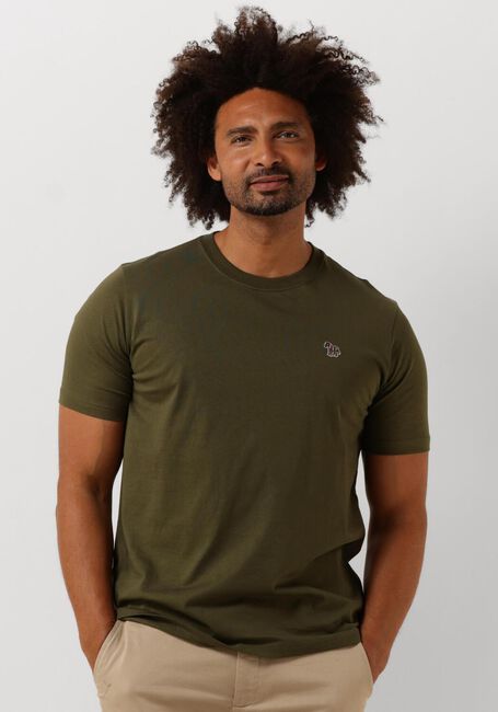 PS PAUL SMITH T-shirt MENS REG FIT SS T-SHIRT ZEBRA en vert - large