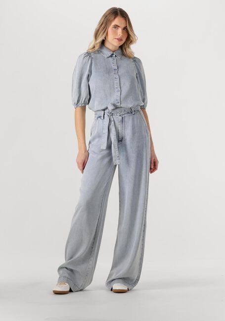 Lichtblauwe FREEBIRD Wide jeans PEPA NEW - large