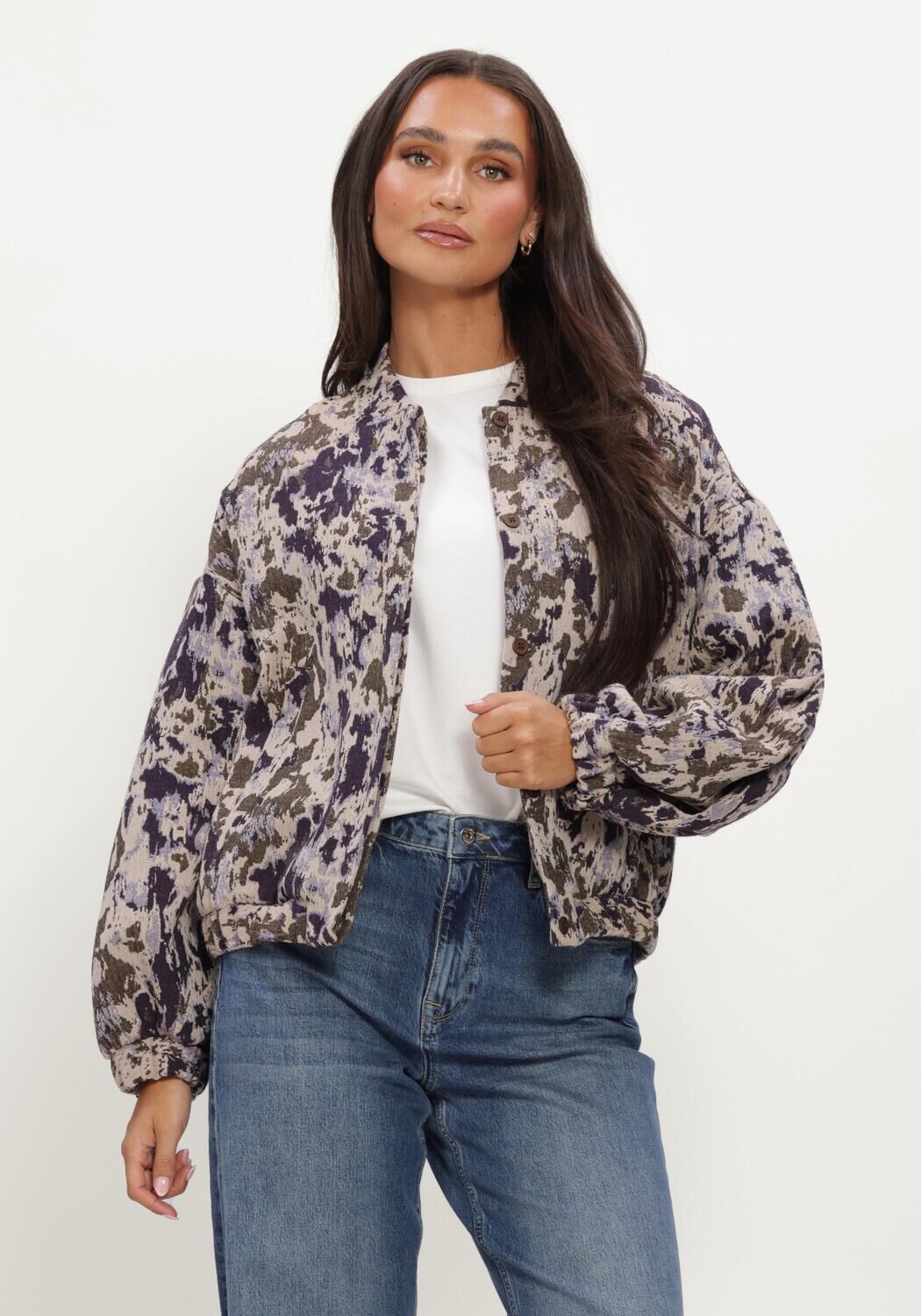 STUDIO ANNELOES Jack Tina bomber en multicolore - large