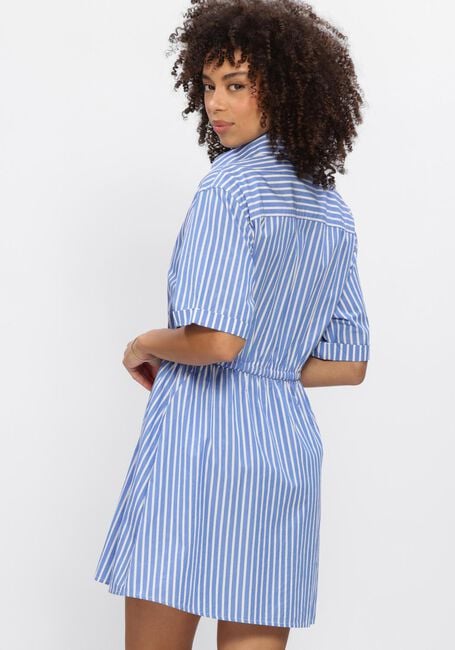 Blauwe TOMMY JEANS Mini jurk TJW MINI STRIPE SHIRT DRESS - large