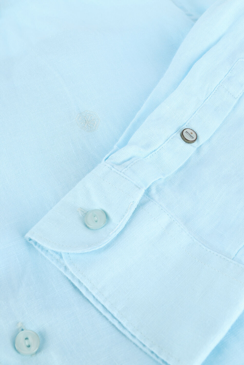 DSTREZZED Chemise d&eacute;contract&eacute; JAGGER SHIRT LINEN en bleu - large