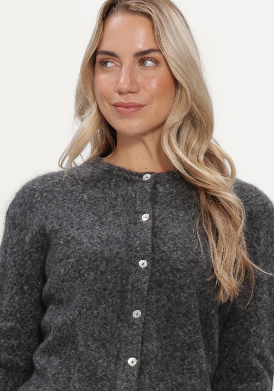 LINA LOCCHI Pull LL-BERBER Gris fonc&eacute; - large