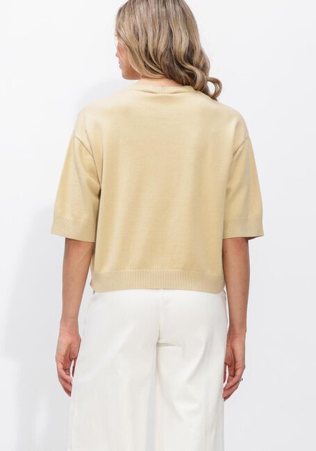 Beige STUDIO AR Trui ISIDRE VISCOSE KNIT - large