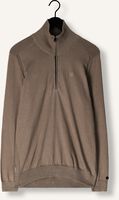 CAST IRON Pull HALF ZIP COLLAR COTTON STRETCH en marron CAST IRON Pull HALF ZIP COLLAR COTTON STRETCH en marron - medium
