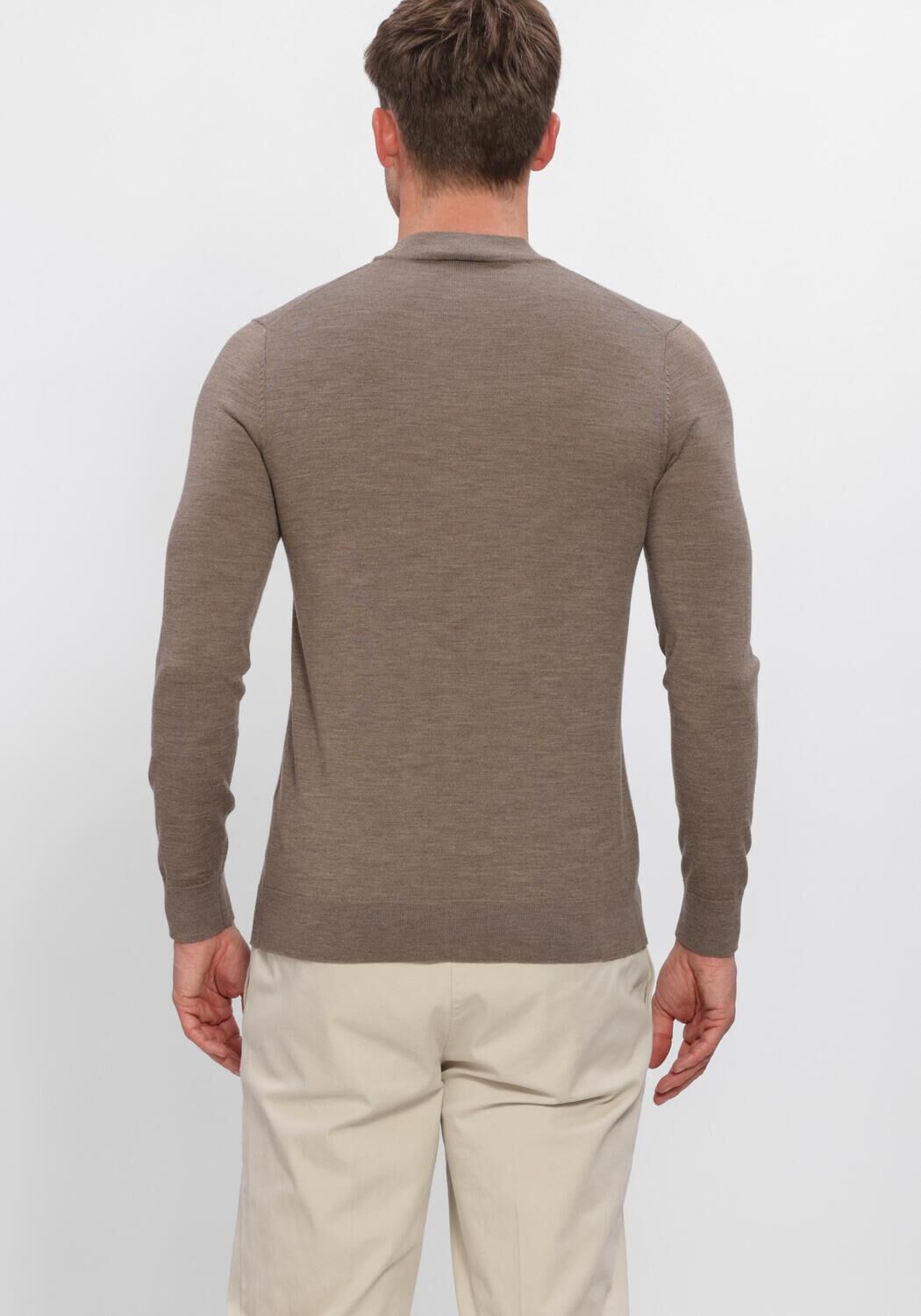 Taupe PROFUOMO Trui PPXJ30028 - large