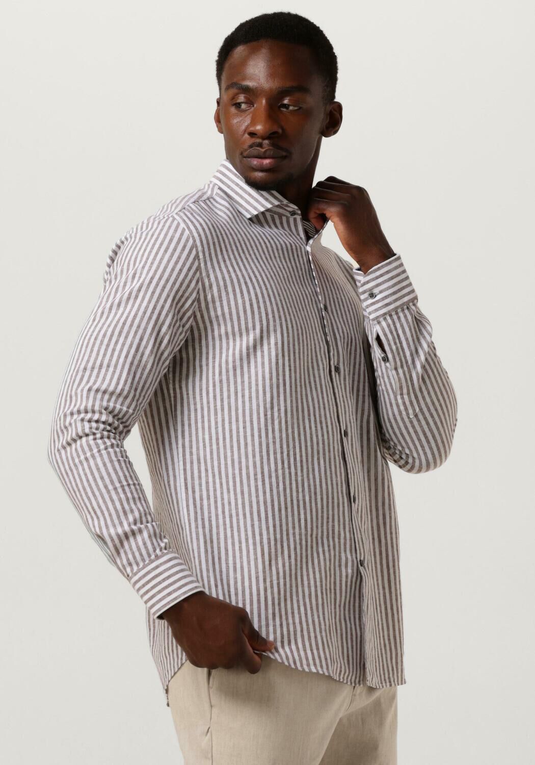 Bruine GENTILUOMO Casual overhemd S9324 530 Omoda
