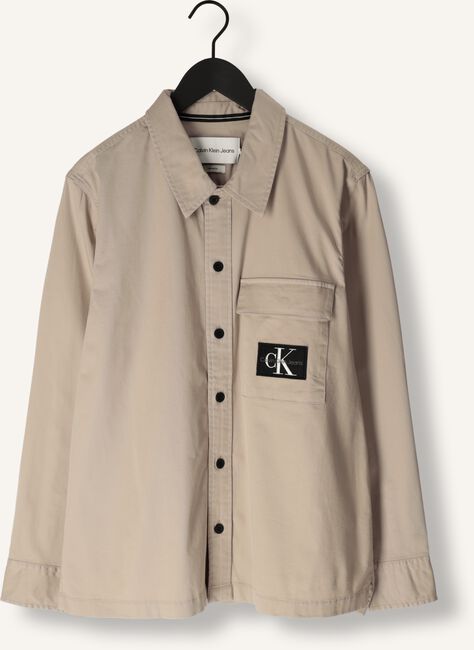 Taupe CALVIN KLEIN Overshirt UTILITY SHIRT Taupe CALVIN KLEIN Overshirt UTILITY SHIRT - large