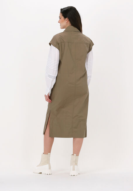 LEVETE ROOM Gilet MARILYN 8 WAISTCOAT Kaki - large