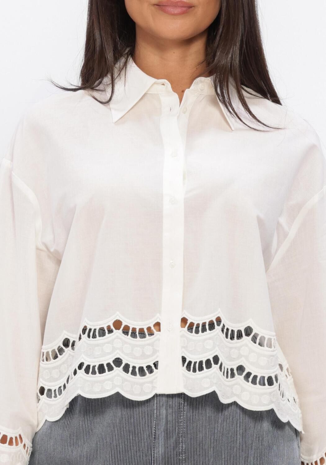 EDITED SOPHIA BLOUSE Blouses en blanc - large