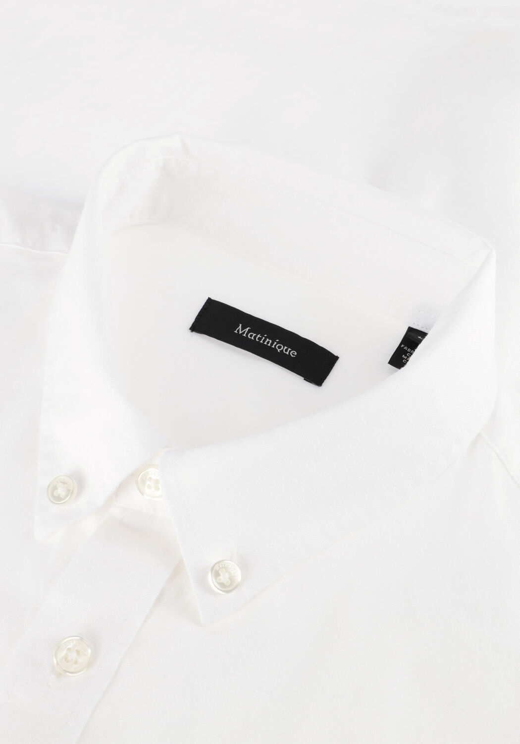 Witte MATINIQUE Casual overhemd MATROSTOL BD SS - large