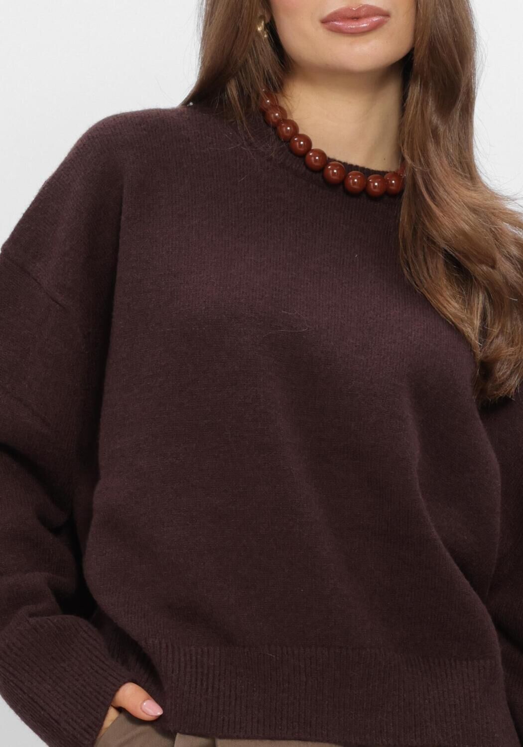 BOII STUDIOS Pull OLOL Bordeaux - large