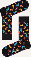 Zwarte HAPPY SOCKS Sokken HOTDOG SOCK - medium