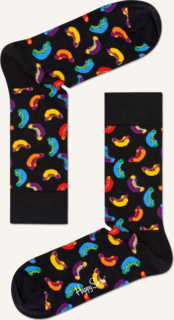 Zwarte HAPPY SOCKS Sokken HOTDOG SOCK Zwarte HAPPY SOCKS Sokken HOTDOG SOCK - large