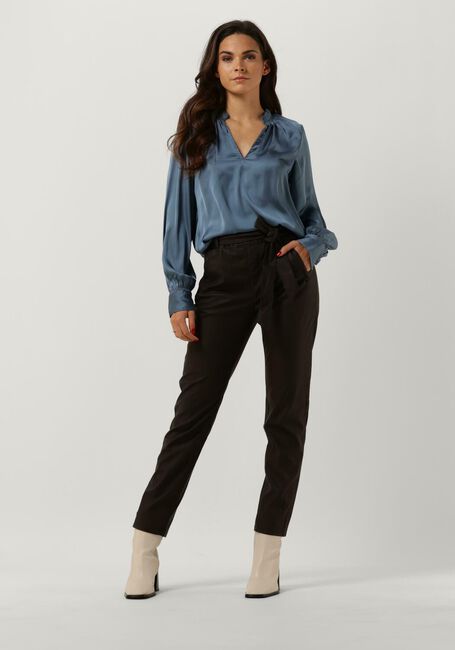 Blauwe LEVETE ROOM  LR-WAVE 4 BLOUSE - large