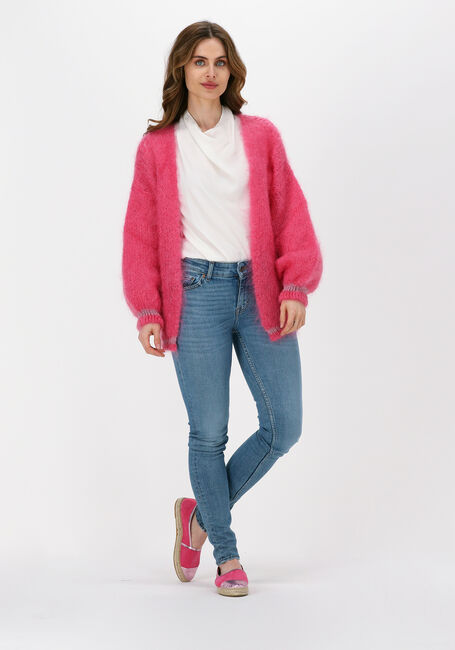 AMERICAN DREAMS Gilet OLIVIA MOHAIR CARDIGAN en rose - large