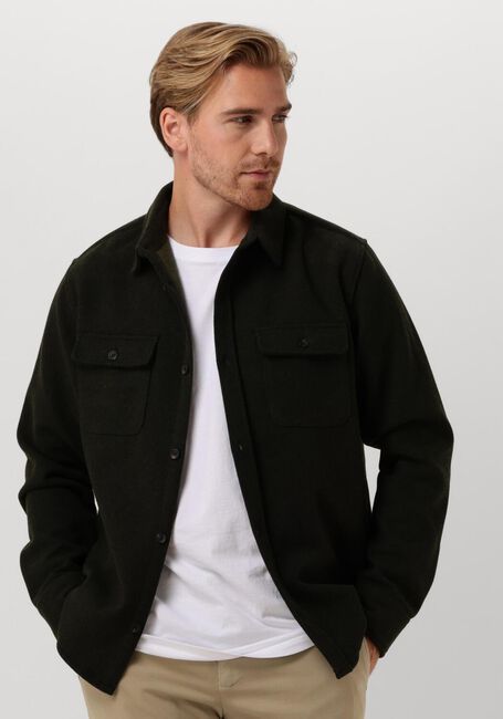 Groene DSTREZZED Overshirt ULRIK OVERSHIRT - large