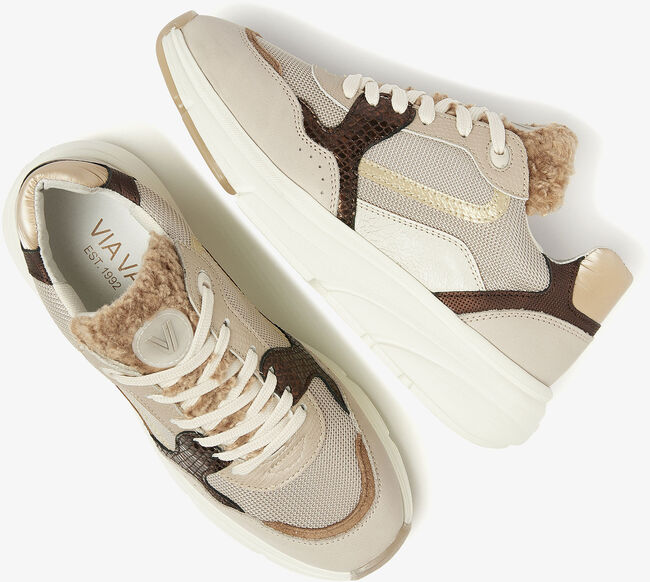 VIA VAI Baskets basses VIC CELIA en beige - large