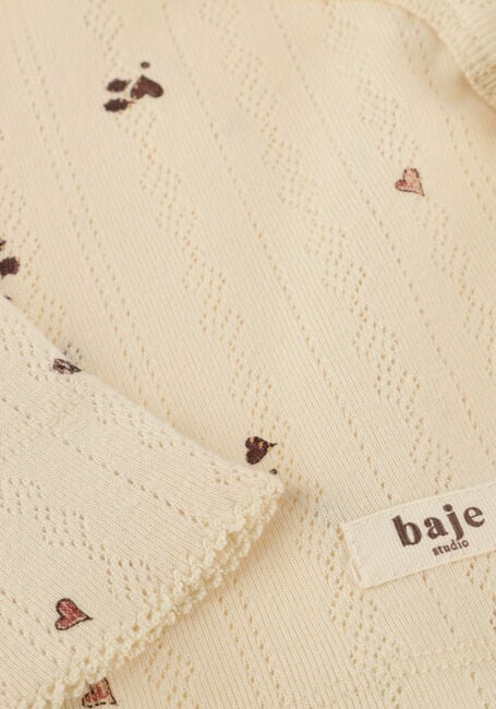 Gebroken wit BAJE STUDIO T-shirt ZOA - large