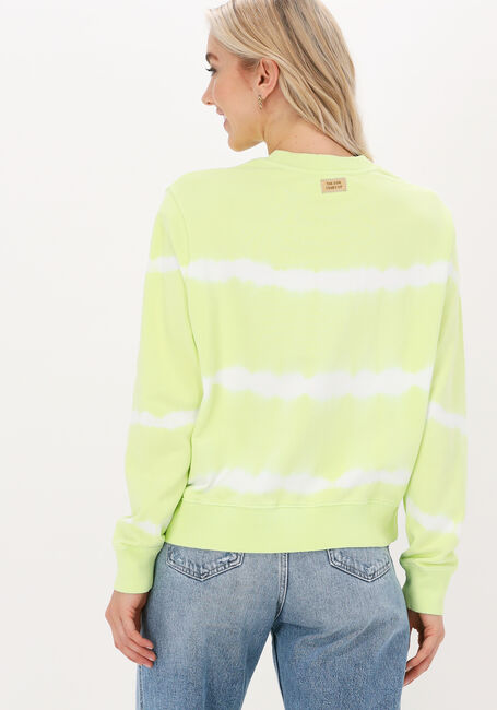 SCOTCH & SODA Chandail RELAXED-FIT ORGANIC COTTON TIE DYE CREWNECK SWEAT en vert - large
