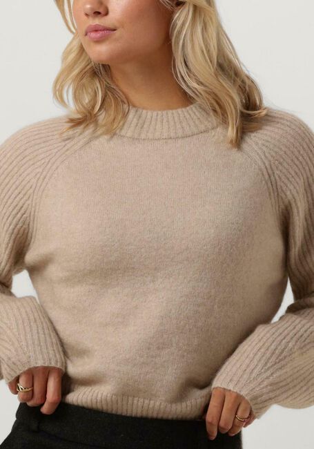 SECOND FEMALE Pull BROOKLINE KNIT NEW O-NECK en beige - large