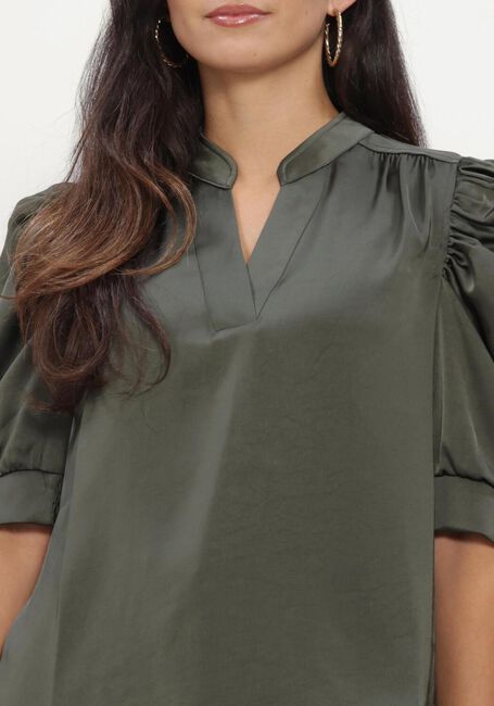 NEO NOIR ROELLA HEAVY SATEEN BLOUSE Blouses en vert - large