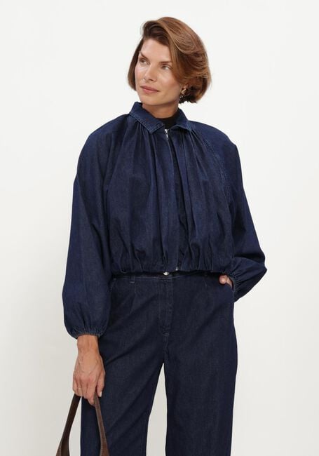 Blauwe DANTE6 Jassen CASSI BALLOONY DENIM JACKET - large