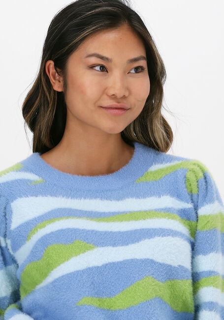 HUNKON Pull 401 ABIGAIL BLOUSE Bleu clair - large